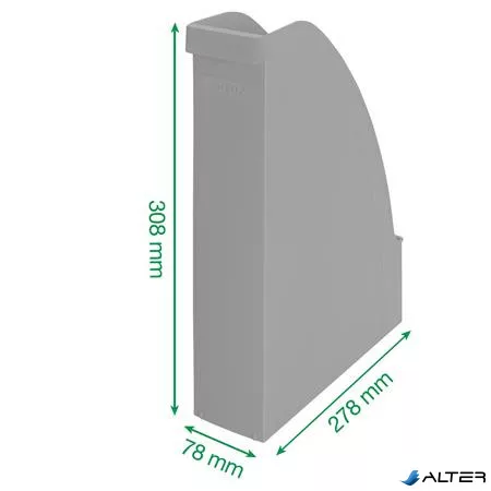 Iratpapucs, műanyag, 78 mm, LEITZ "Recycle", zöld