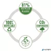 Tűzőgép, kézi, 24/6, 26/6, 20 lap, RAPID "Eco", fekete