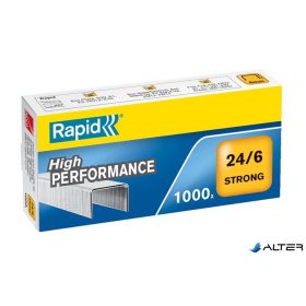 Tűzőkapocs, 24/6, horganyzott, RAPID 'Strong'