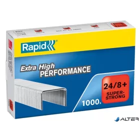   Tűzőkapocs, 24/8+, horganyzott, RAPID "Superstrong"