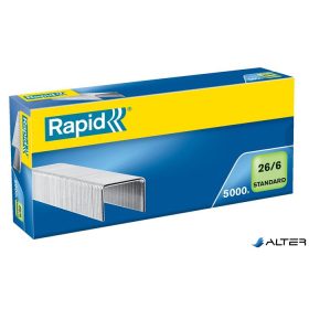 Tűzőkapocs, 26/6, horganyzott, RAPID "Standard"