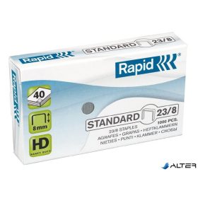 Tűzőkapocs, 23/8, horganyzott, RAPID "Standard"