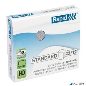 Tűzőkapocs, 23/12, horganyzott, RAPID "Standard"