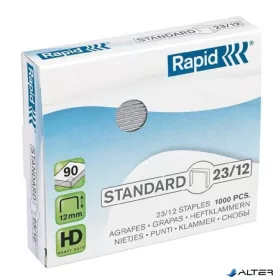 Tűzőkapocs, 23/12, horganyzott, RAPID "Standard"
