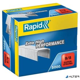   Tűzőkapocs, 9/8, horganyzott, RAPID "Superstrong"
