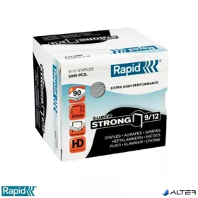   Tűzőkapocs, 9/12, horganyzott, RAPID "Superstrong"