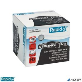   Tűzőkapocs, 9/14, horganyzott, RAPID "Superstrong"