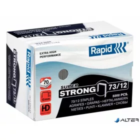  Tűzőkapocs, 73/12, horganyzott, RAPID "Superstrong"