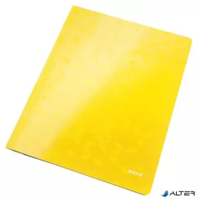   Gyorsfűző, laminált karton, A4, LEITZ "Wow", sárga