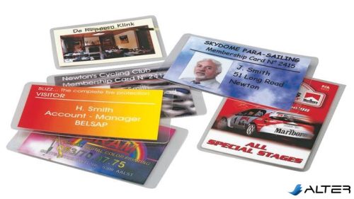 Meleglamináló fólia, 125 mikron, 65x95 mm, fényes, LEITZ "iLam"