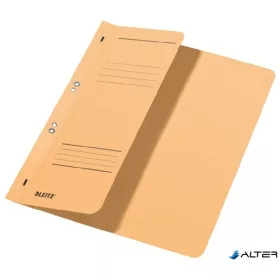 Gyorsfűző, lefűzhető, karton, A4 feles, LEITZ, chamois