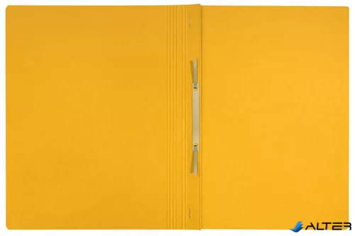 Gyorsfűző, A4, karton, LEITZ "Recycle", sárga