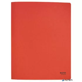 Gyorsfűző, A4, karton, LEITZ "Recycle", piros