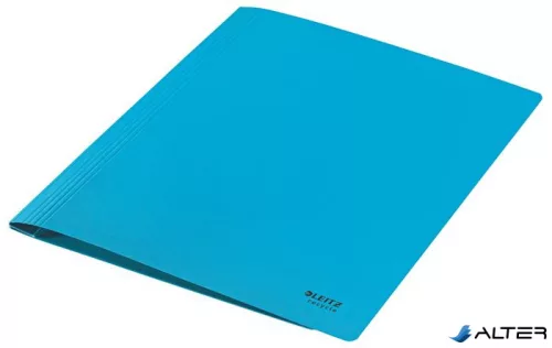 Gyorsfűző, A4, karton, LEITZ "Recycle", kék