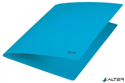 Gyorsfűző, A4, karton, LEITZ "Recycle", kék