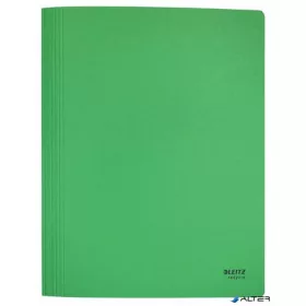 Gyorsfűző, A4, karton, LEITZ "Recycle", zöld