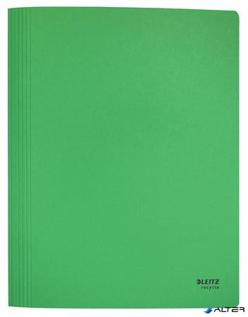 Gyorsfűző, A4, karton, LEITZ 'Recycle', zöld