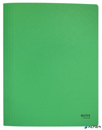 Gyorsfűző, A4, karton, LEITZ "Recycle", zöld