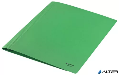 Gyorsfűző, A4, karton, LEITZ "Recycle", zöld