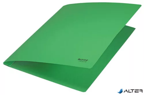 Gyorsfűző, A4, karton, LEITZ "Recycle", zöld