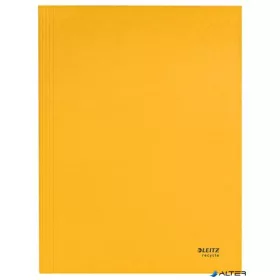   Pólyás dosszié, karton, A4, LEITZ "Recycle", sárga