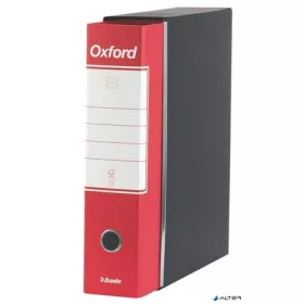   Tokos iratrendező, 80 mm, A4, karton, ESSELTE "Oxford", piros