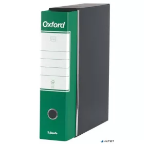   Tokos iratrendező, 80 mm, A4, karton, ESSELTE "Oxford", zöld
