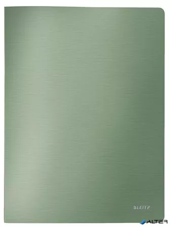 Bemutatómappa, 40 zsebes, A4, LEITZ "Style", olajfazöld