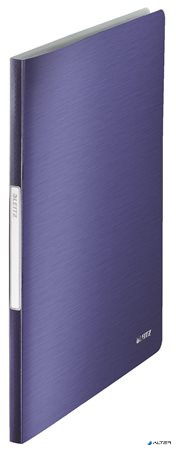 Bemutatómappa, 40 zsebes, A4, LEITZ "Style", titánkék
