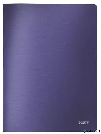 Bemutatómappa, 40 zsebes, A4, LEITZ "Style", titánkék