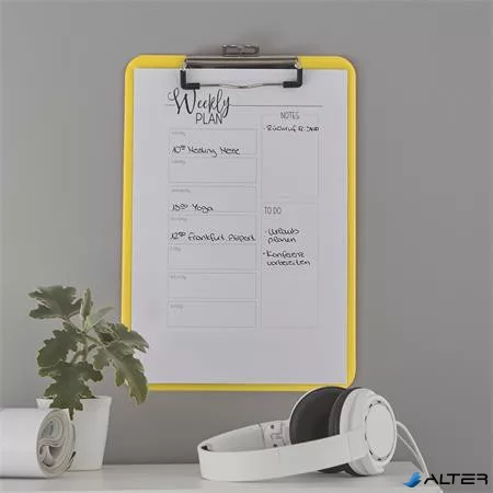 Felírótábla, A4, LEITZ "Wow", sárga