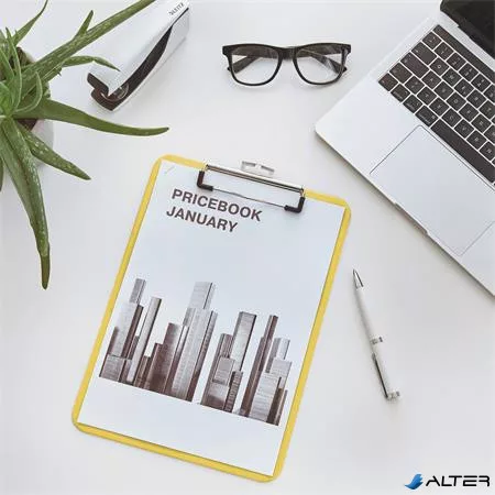 Felírótábla, A4, LEITZ "Wow", sárga