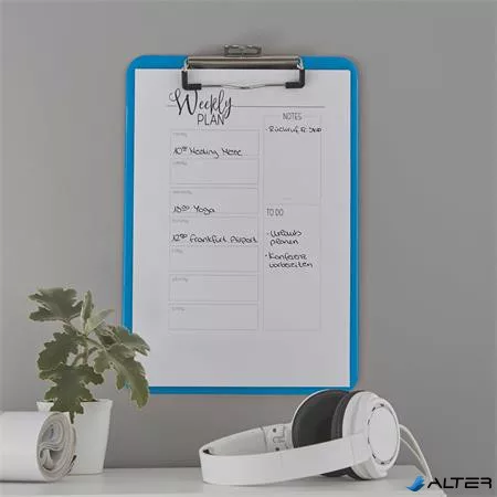 Felírótábla, A4, LEITZ 'Wow', kék