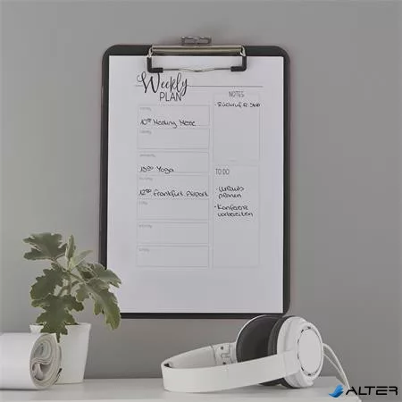 Felírótábla, A4, LEITZ "Wow", fekete