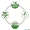 Genotherm, felül és belső oldalon nyitott, A4, PP, 140 mikron, narancsos felület, LEITZ "Recycle"