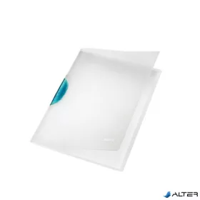   Gyorsfűző, klipes, PP, A4, LEITZ "ColorClip Magic", világoskék