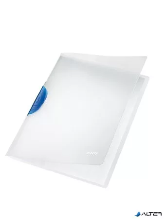 Gyorsfűző, klipes, PP, A4, LEITZ "ColorClip Magic", kék