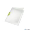 Gyorsfűző, klipes, PP, A4, LEITZ "ColorClip Magic", zöld
