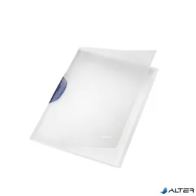   Gyorsfűző, klipes, PP, A4, LEITZ "ColorClip Magic", szürke