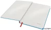 Beíró, A5, kockás, 80 lap, keményfedeles, LEITZ "Cosy Soft Touch", nyugodtkék