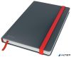 Beíró, A5, kockás, 80 lap, keményfedeles, LEITZ "Cosy Soft Touch", bársonyszürke