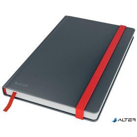   Beíró, A5, kockás, 80 lap, keményfedeles, LEITZ "Cosy Soft Touch", bársonyszürke