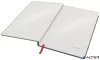 Beíró, A5, kockás, 80 lap, keményfedeles, LEITZ "Cosy Soft Touch", bársonyszürke