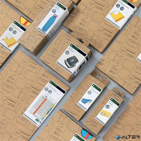 Beíró, A5, kockás, 80 lap, keményfedeles, LEITZ "Cosy Soft Touch", bársonyszürke