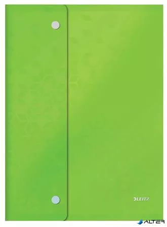 Irattartó tasak, A4, PP, patentos, LEITZ "Wow", vegyes színek