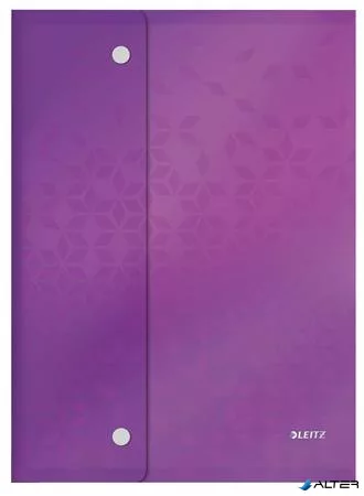 Irattartó tasak, A4, PP, patentos, LEITZ "Wow", vegyes színek