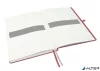 Jegyzetfüzet, exkluzív, A4, vonalas, 80 lap, keményfedeles, LEITZ "Complete", piros