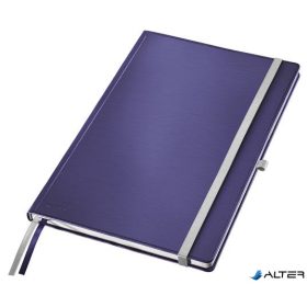  Jegyzetfüzet, A4, vonalas, 80 lap, keményfedeles, LEITZ "Style", titánkék