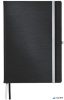 Jegyzetfüzet, A4, vonalas, 80 lap, keményfedeles, LEITZ 'Style', szaténfekete