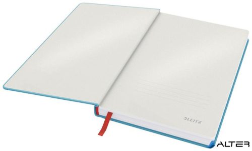 Beíró, A5, vonalas, 80 lap, keményfedeles, LEITZ "Cosy Soft Touch", nyugodtkék